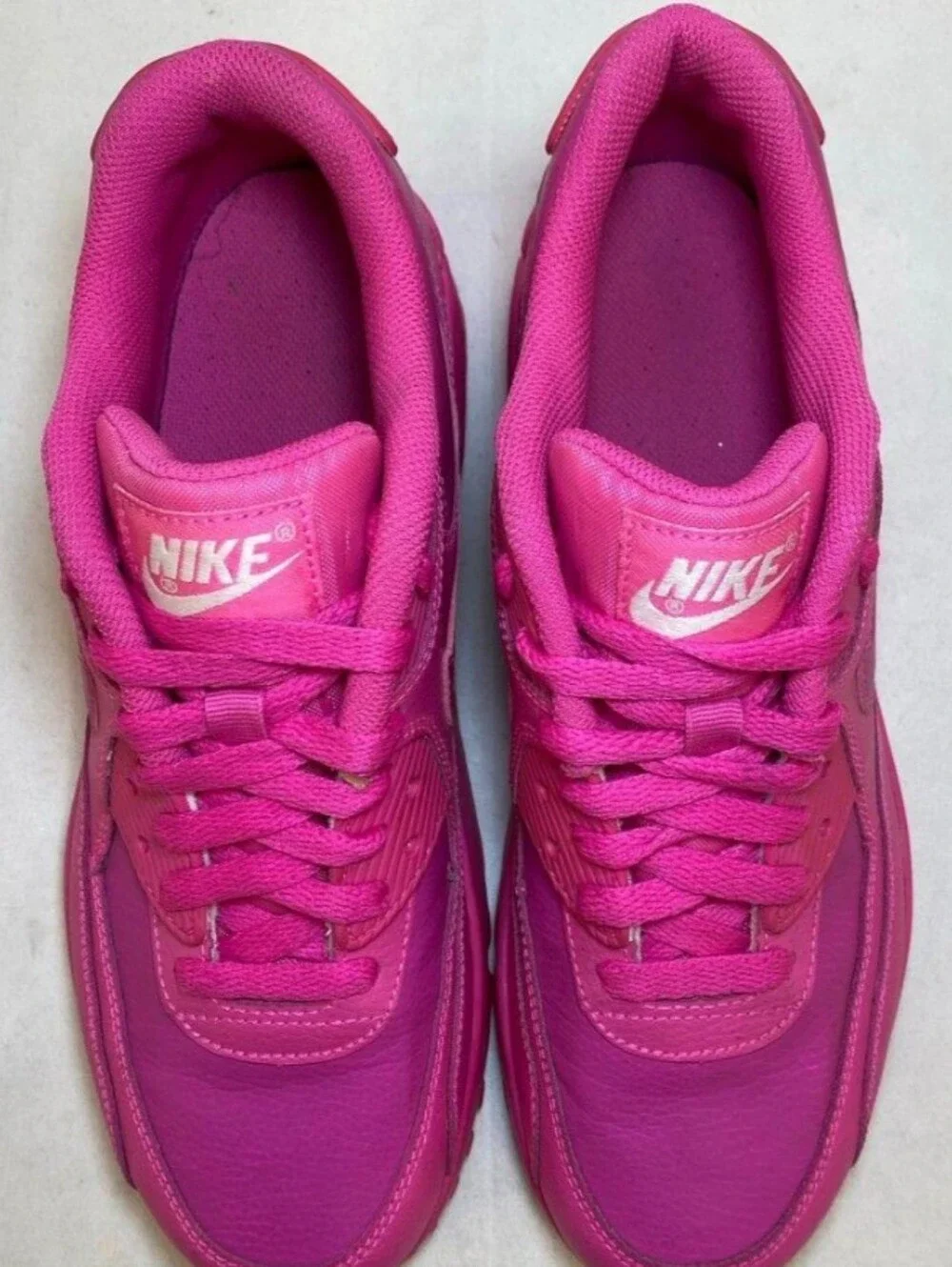 Nike-(GS) Nike Air Max 90 LTR 'Laser Fuchsia' Sneakers Size 6Y
